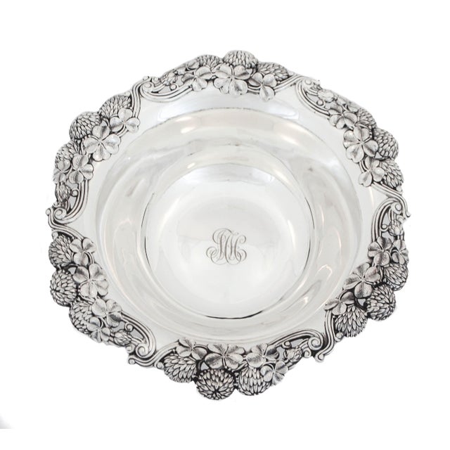 We are thrilled to offer you this sterling silver bowl made by the renowned Tiffany and Company. The bowl has a scalloped...