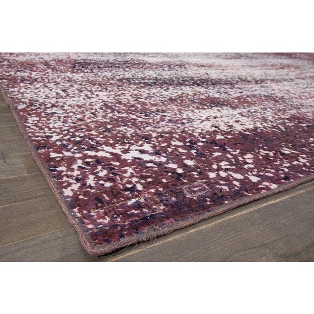 Mid 20th Century - Vintage Overdyed Rug For Sale In New York - Image 6 of 7