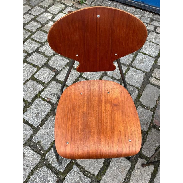 Brown Vintage Bentwood Chairs by Steen Eiler Rasmussen and Kai Lyngfeldt Larsen for Danbork, Set of 2 For Sale - Image 8 of 11