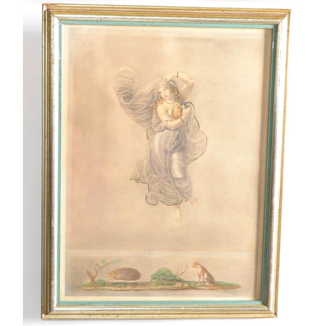 Borghese 1890 Steel Engraving Greco Roman Scene Bernard Picture Co. New York Holding Bird. For Sale - Image 13 of 13