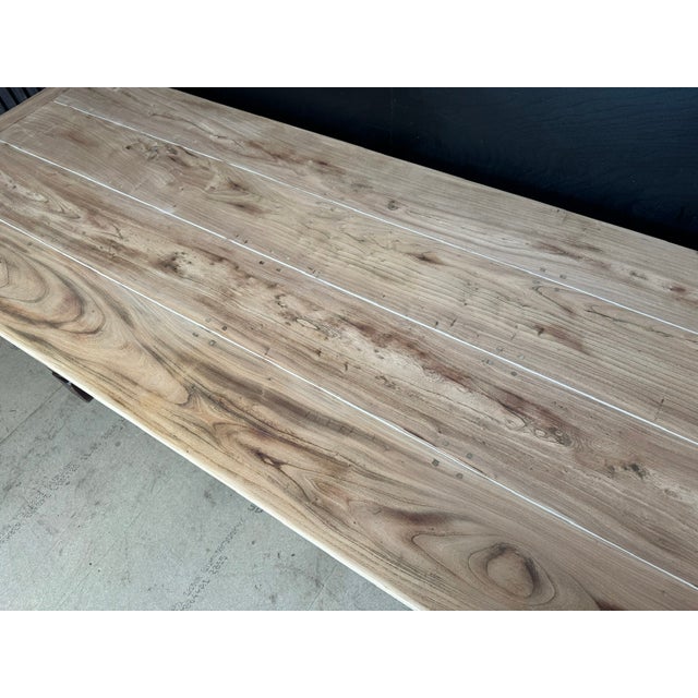 Farmhouse Dining Table, 1920 For Sale - Image 13 of 16