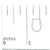 Early 21st Century 14k White Gold 1/4 Cttw Channel-Set Brilliant Round-Cut Diamond Hoop Earrings (I-J Color, I2-I3 Clarity) For Sale - Image 5 of 5