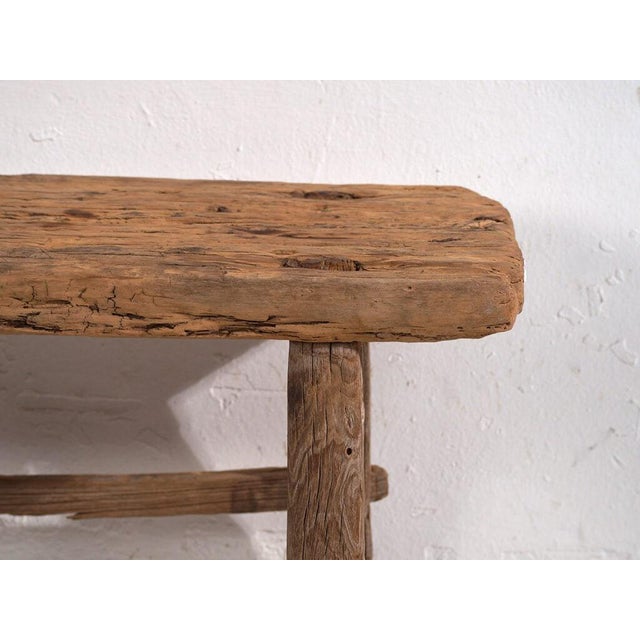 Wood Antique Wooden Coffee Table For Sale - Image 7 of 8