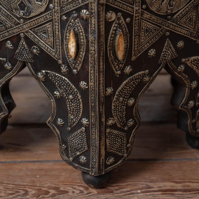 A Pair of Moroccan Stools, 20th Century For Sale - Image 15 of 16