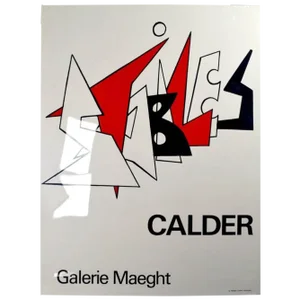 Pop Art Galerie Maeght Calder Poster "Stabiles"