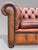 1920s Vintage Three-Seater Chesterfield Sofa in Brown Leather, 1920 For Sale - Image 5 of 11
