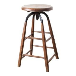 Vintage Atelier Stool For Sale