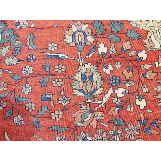 Antique Persian Feraghan Sarouk Carpet, 7' X 10'6" For Sale In Chicago - Image 6 of 7