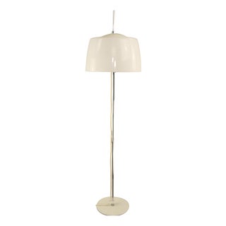 Adjustable Chrome-Plated Floor Lamp, Italy, 1970s For Sale