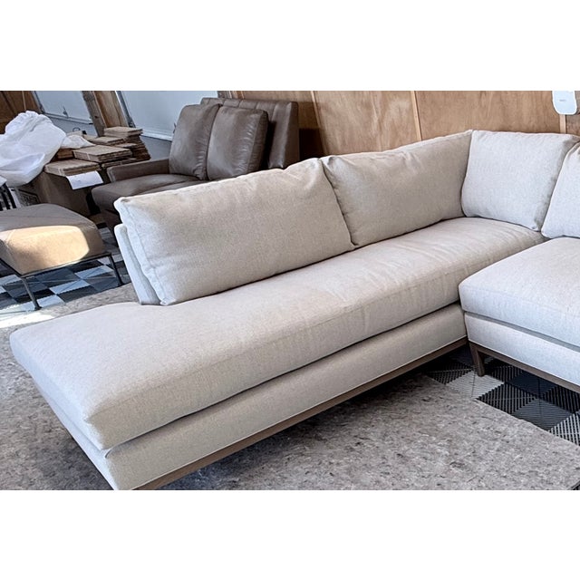 Lee Industries Bumper Chaise - great by itself, or can be matched up with Lee One Arm Loveseat if desired for Sectional...