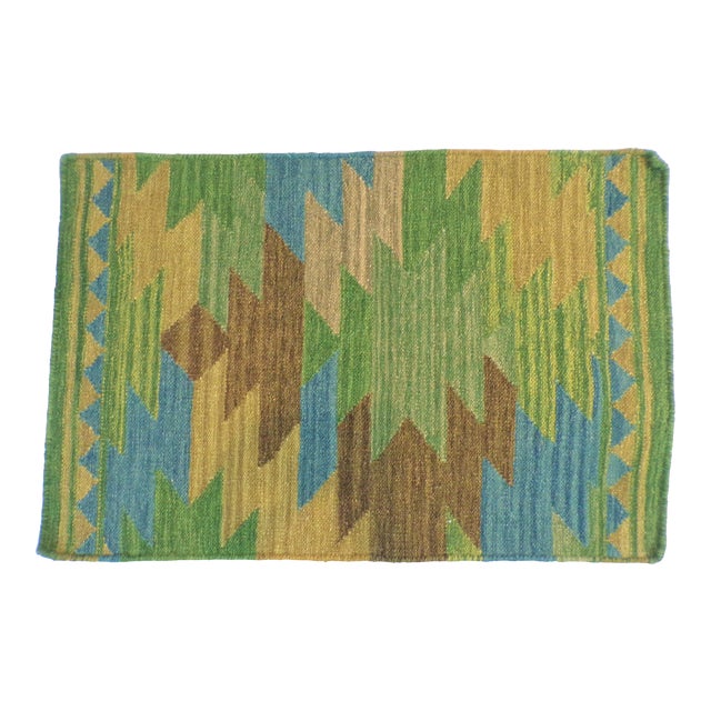 Vintage Anatolia Flat Weave Heriz Kilim 2x3 Ft Chairish