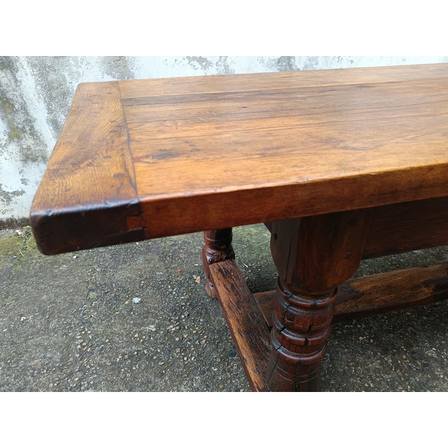 Farmhouse Table in Oak For Sale - Image 18 of 18