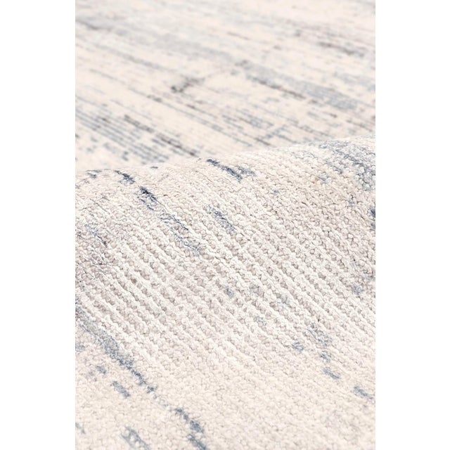 Pasargad Home Modern Silver Area Rug- 6' 0" X 9' 0" For Sale - Image 4 of 7