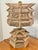 Wood Midcentury Folk Art Popsicle Stick Lamp - Rewired For Sale - Image 7 of 11