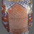 Brick Red Vintage Table Lamps Floral Asian Japanese Imari Brass Base - a Pair For Sale - Image 8 of 17