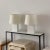 DESIGN FRERES Large 'Bloc' Parchment Table Lamps by Design Frères - a Pair For Sale - Image 4 of 9