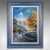 Our Stock # 24786 This is a vintage landscape painting ' Tower in Greece.' An English, oil on board art piece signed by...