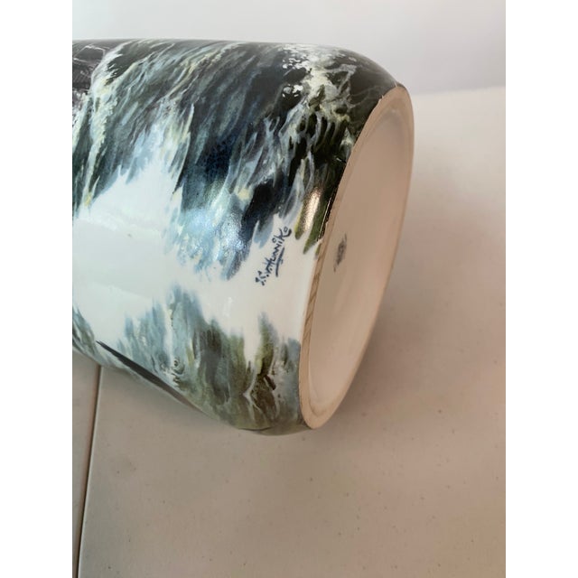 Nautical Gerold Porzellan Tall Vase For Sale - Image 4 of 6