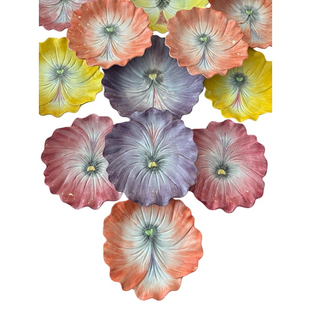 Ceramic Vintage Fitz and Floyd April Flowers Dinnerware Set- A Set of 36 Pieces. For Sale - Image 7 of 12