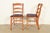 Antique English Regency Carved Maple Side Chairs or Dining Chairs, Circa 1890s For Sale - Image 10 of 12
