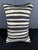 Turkish Hemp Pillow Cushion Natural Beige Black Pillow Cushion Cover 16" x 24" For Sale - Image 4 of 4