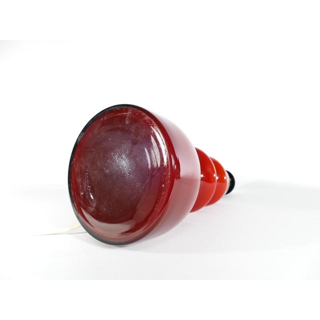 Scandinavian Modern Oxblood Red Table Lamp by Gert Nyström for Hyllinge, 1960s For Sale - Image 14 of 17