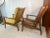 Wood Mid Century Walnut Danish Style Lounge Chairs - a Pair For Sale - Image 7 of 10