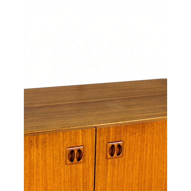 Brown Scandinavian Teak Sideboard, 1960 For Sale - Image 8 of 15