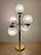 Vintage Five-Globe Brass Sculptural Table Lamp For Sale - Image 4 of 10