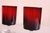 1950s Ruby ​​Red Arcoroc Wine Glasses from Luminarc, 1950s, Set of 5 For Sale - Image 5 of 7