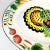 1980s 1980s Vintage Americana Boho Chic Thanksgiving Colorful Enamel Tole Turkey Platter. For Sale - Image 5 of 10