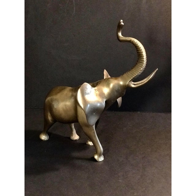 Vintage Brass Elephant Figurine Chairish