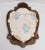 Antique Giltwood Shell Crest Shield Wall Mirror For Sale In Richmond - Image 6 of 9