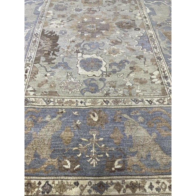 Oushak rugs, are woven in Western Turkey and have distinct designs, such as angular large-scale floral patterns. Most...