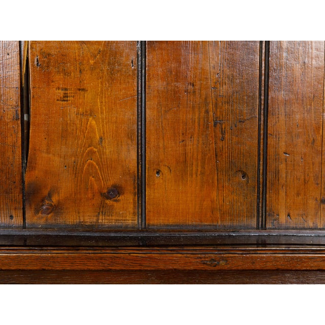 19th Century Welsh Country Cupboard Dresser with Open Shelves and Three Drawers For Sale - Image 11 of 12