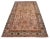 Distressed Turkish Rug Hand Knotted Vintage Oushak Area Rug - 4′ × 6′10″ For Sale - Image 9 of 13