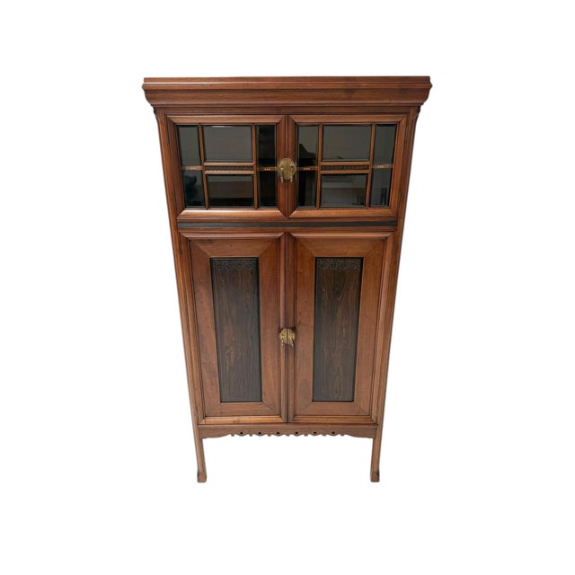 Metal Arts and Crafts Cupboard by Kees Oosschot for J.B. Hillen Amsterdam, 1900s For Sale - Image 7 of 14