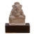 The Stone Guardian Seated Ganesha Antique Sculpture For Sale