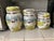 Baby Blue Kitchen Ceramic Storage Canisters - Set of Three For Sale - Image 8 of 14