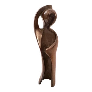 Abstract Bronze Figure Sculpture For Sale