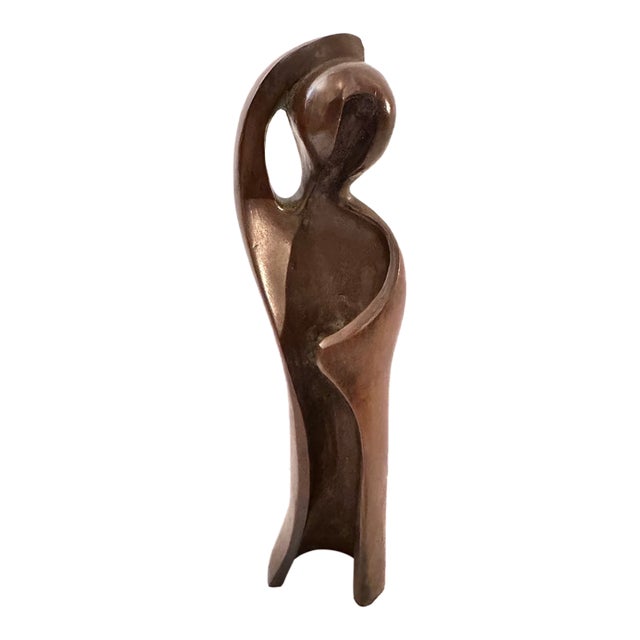 Abstract Bronze Figure Sculpture For Sale