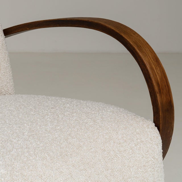 French 19th Century France Cream Wood Armchair For Sale - Image 3 of 11