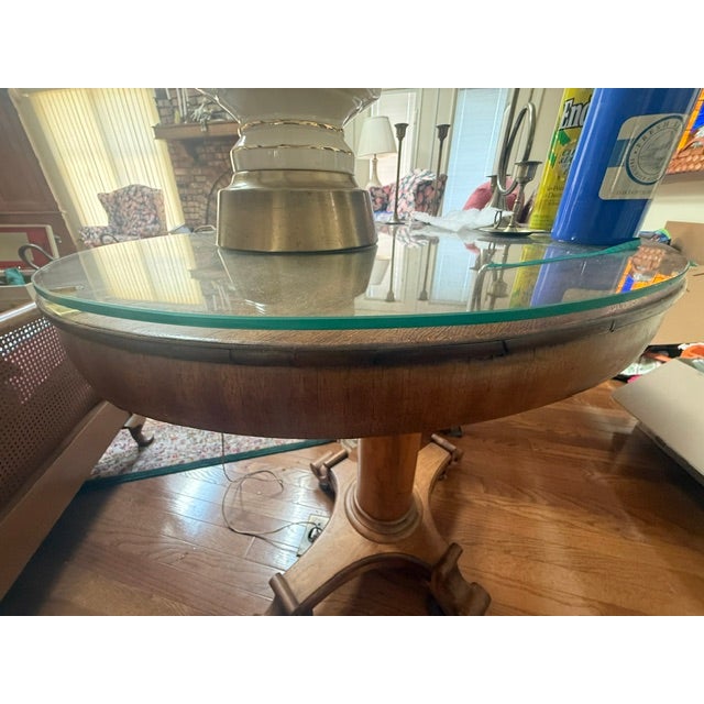 Antique American Empire Style Pedestal Table For Sale In Saint Louis - Image 6 of 7