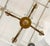 Antique French Art Deco Cut Glass & Brass Chandelier For Sale - Image 10 of 11