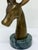 Brass Brass Gazelle Sculpture on Variegated Green Marble Base, 1970s For Sale - Image 8 of 18