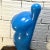 Blue Italian Model Super G Table Lamp by Guido Venturini for Alessi, 2001 For Sale - Image 8 of 11