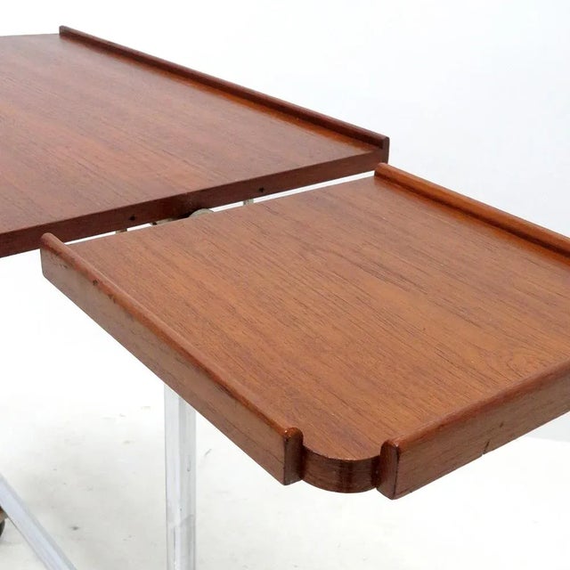 Danish Teak Reading and Serving Tables, 1950 For Sale - Image 10 of 10