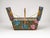 1950s Mid-Century Sewing Basket with Bamboo Handle & Floral Decor, 1970s For Sale - Image 5 of 18