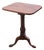 Vintage Antique Late 19th Century Solid Mahogany Traditional Georgian Style 19x22" Tilt Top Accent End Table For Sale