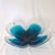 Mats Jonasson Maleras Lucky Four Leaf Clover Full Lead Flower Blue Bowl, Sweden For Sale - Image 11 of 12